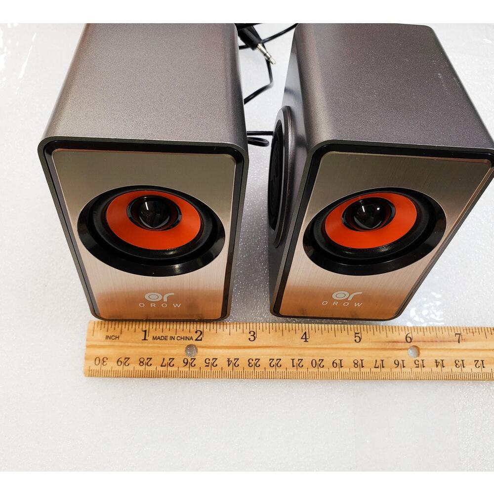 OROW Computer Speaker, 12W Desktop Speaker with Volume Control, 3.5mm Speaker...